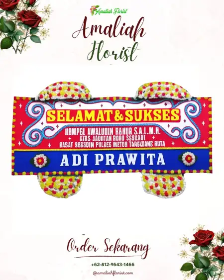 Papan Bunga Ucapan Selamat Wringin Anom